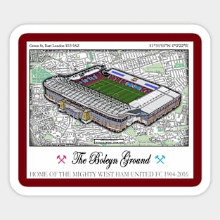 Esat End Cockneys - BOLEYN GROUND Sticker